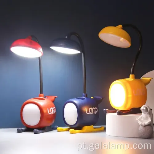 Lâmpada de estudo recarregável para proteção e aprendizado ocular